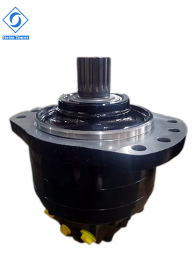 Zwarte 0-150 R/min Poclain MS-serie Hydraulische motor met snelheidsregeling