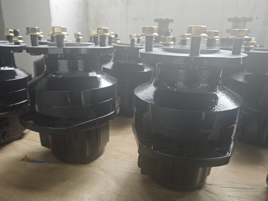 Gepersonaliseerde hydraulische zuigermotor gietijzer koppel 2950-5100 Nm