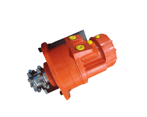 Zwaar gietijzer 100-125 r/min Hydraulische zuigermotor met aangepaste kleur