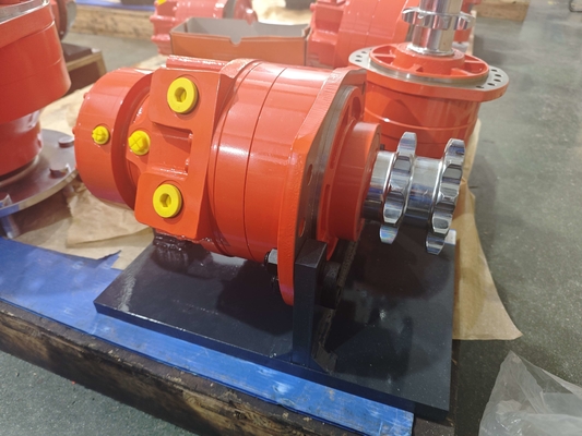 Zwaar gietijzer 100-125 r/min Hydraulische zuigermotor met aangepaste kleur