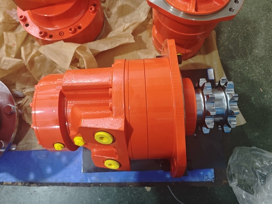 Zwaar gietijzer 100-125 r/min Hydraulische zuigermotor met aangepaste kleur