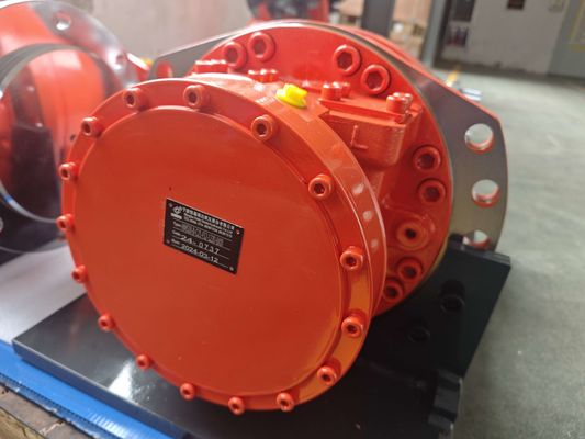 Een-/dubbelversnellingshydraulische zuigermotor met 31,5 MPa nominale druk en hydraulische olie