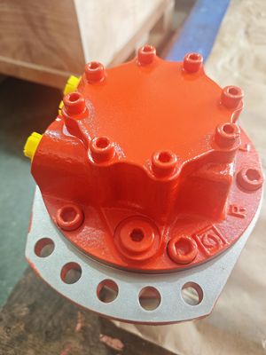 Hoge druk Hydraulische oliekracht Hydraulische zuigermotor in kleur op verzoek van de klant met een nominale druk van 31,5 MPa